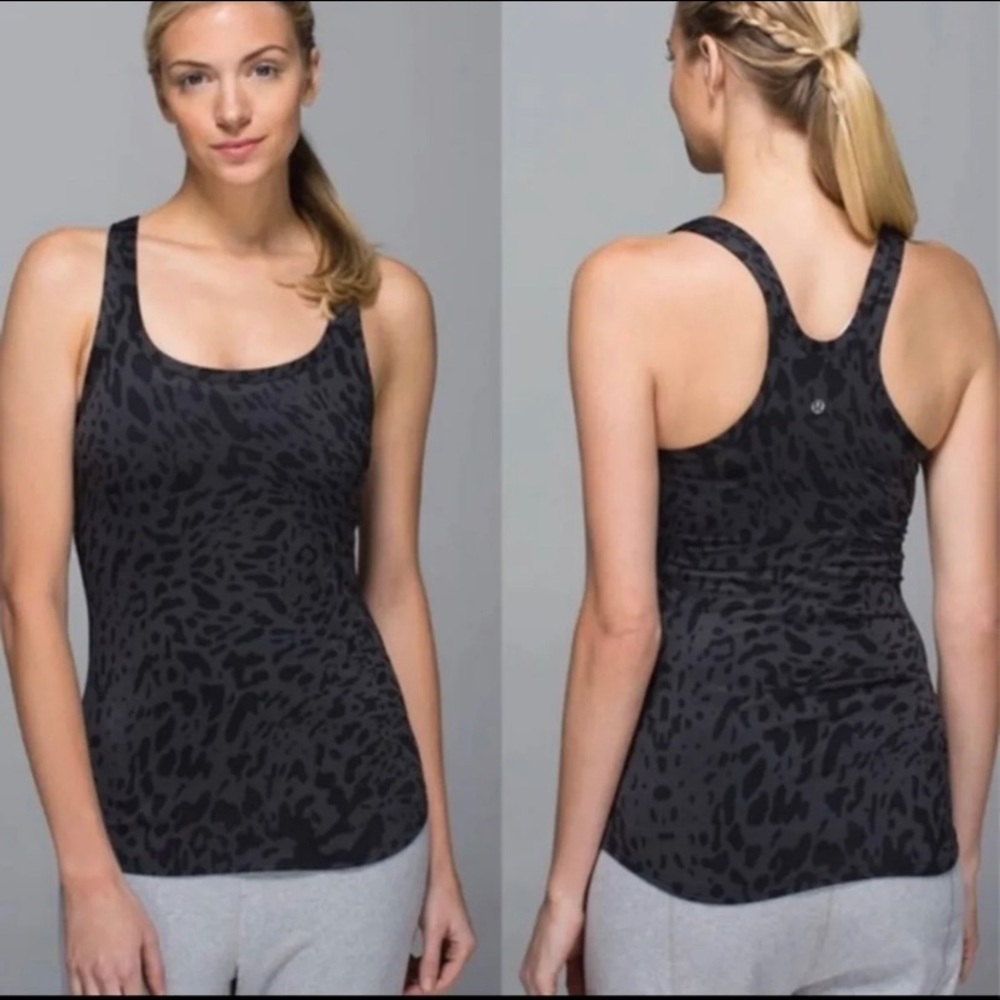 Lululemon Animal Print Racerback Tank